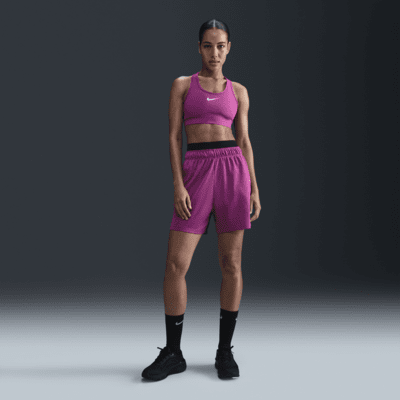 Brassière de sport réglable non rembourrée Nike Swoosh High Support pour femme