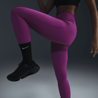 Leggings tiro alto de 7/8 con bolsillos para mujer Nike One