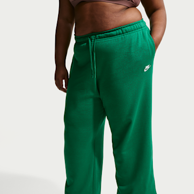 Nike Sportswear Club Fleece Women's Mid-Rise Wide-Leg Sweatpants (Plus Size)