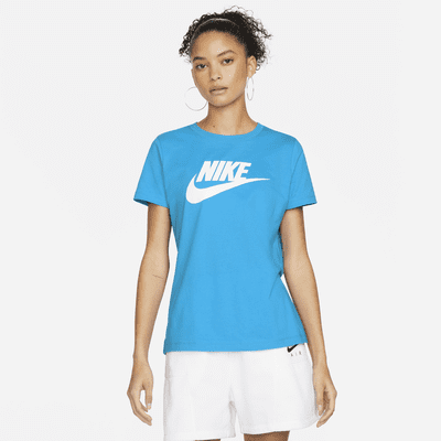 blue red white nike shirt