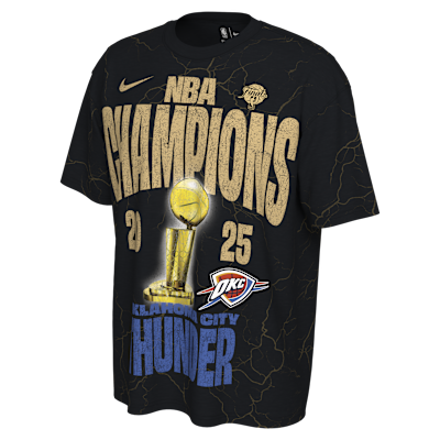 Oklahoma City Thunder Limited Edition Nike NBA Locker Room T-Shirt