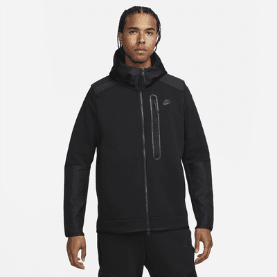 Nike Tech Fleece Zip-through Hoodie In Black/volt | ubicaciondepersonas ...