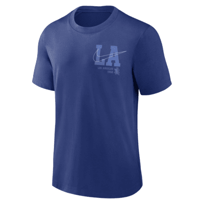 Nike MLB LA Dodgers Short Sleeve T-Shirt Grey