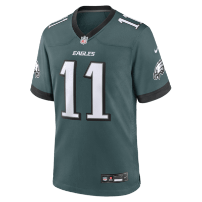 A.J. Jersey de la NFL Nike Game para hombre Brown Philadelphia Eagles