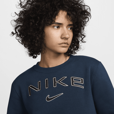 Felpa a girocollo con logo Nike Sportswear Phoenix Fleece – Donna