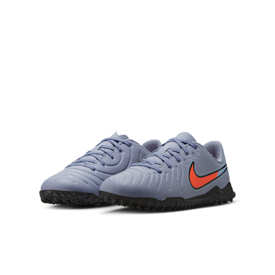 รองเท้าฟุตบอลไม่หุ้มข้อเด็กเล็ก/เด็กโตสำหรับพื้นสนามหญ้าเทียมสั้น Nike Jr. Tiempo Legend 10 Club