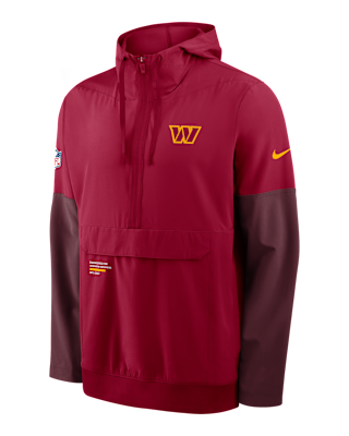 Мужская куртка Washington Commanders Well Rounded Anorak Nike NFL 1/2-Zip Hooded
