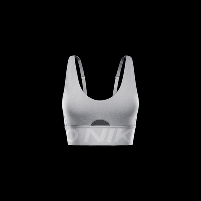 Brassière de sport rembourrée à maintien normal Nike Pro Indy Plunge pour femme