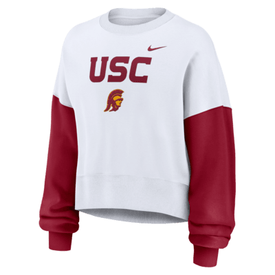 USC Trojans Primetime Women's Nike College Pullover Crew