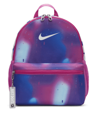 Nike Just Do It Brasilia Mini Backpack Travel Play Rose Pink Blk Dm0046-630