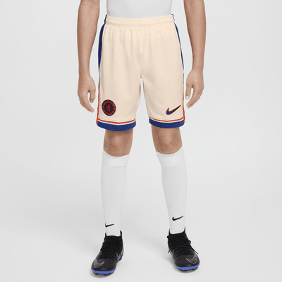 Chelsea FC 2024/25 Stadium (bortedrakt) Nike Dri-FIT Replica fotballshorts til store barn