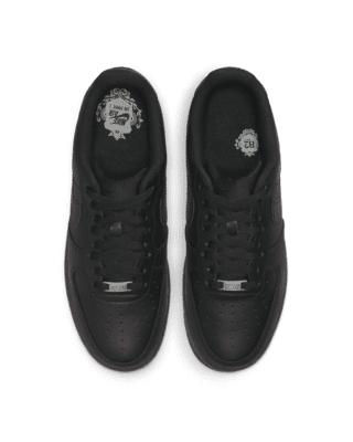 plain black air forces