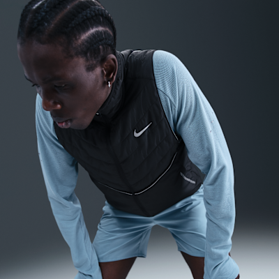 Nike Men's Therma-FIT Repel Running Gilet with Reflective Design Accents