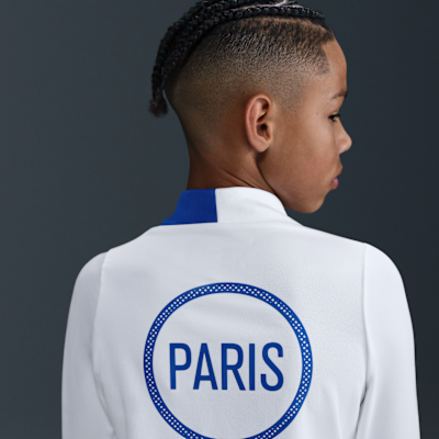 Paris Saint-Germain Strike Third Nike Dri-FIT Total 90 Fußball-Drill-Oberteil aus Strickmaterial (ältere Kinder)