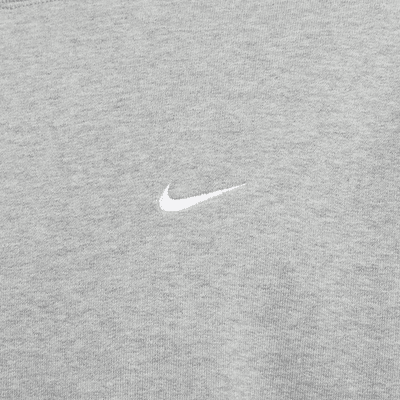 เสื้อคอกลมผ้าเฟรนช์เทรีผู้ชาย Nike Solo Swoosh