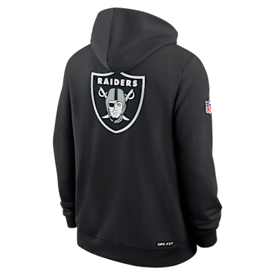 Las Vegas Raiders Utility Player Sideline Men's Nike Dri-FIT NFL Full-Zip Hoodie