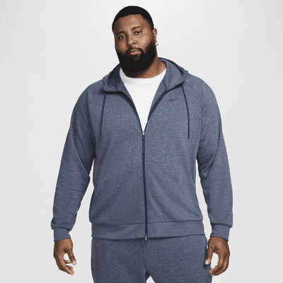 Nike Primary Sudadera con capucha versátil Dri-FIT UV con cremallera completa - Hombre