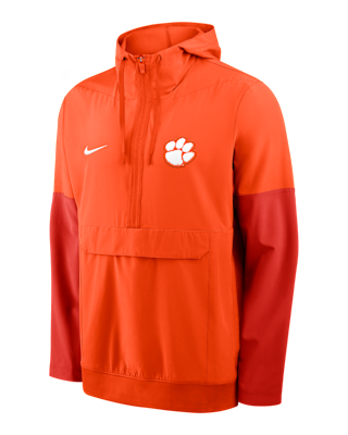 Мужская куртка Clemson Anorak Nike College 1/2-Zip Hooded