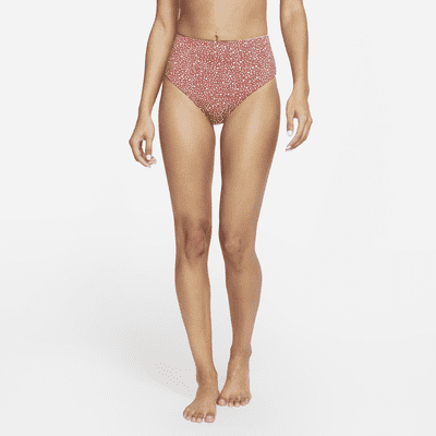 bag Bemærk venligst Stereotype Vendbar Nike Adventure-bikiniunderdel med høj talje og frækt design til  kvinder. Nike DK