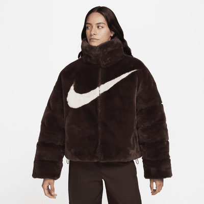 Nike Sportswear Essential Women's Oversized Faux Fur Puffer. Nike UK