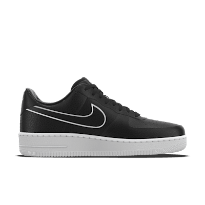 nike air force 1 low reverse stitch black
