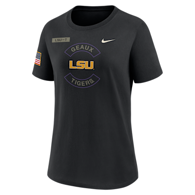 LSU Military Appreciation Women's Nike Dri-FIT College T-Shirt