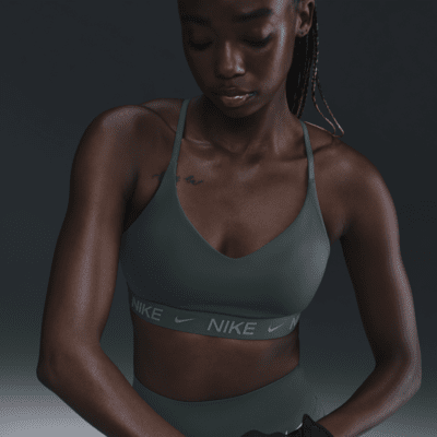 Brassière de sport réglable rembourrée à maintien léger Nike Indy pour femme