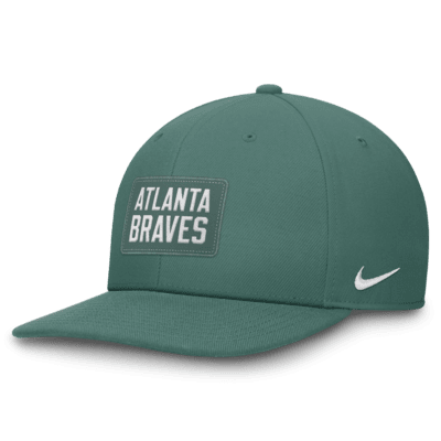 Gorra ajustable Nike Dri-FIT de la MLB para hombre Atlanta Braves Bicoastal Pro