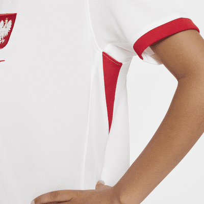 Fotbollsshorts Polen 2024/25 Stadium (hemmaställ) Nike Dri-FIT Replica för ungdom