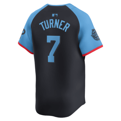 Jersey Nike Dri-FIT ADV de la MLB Limited para hombre Trea Turner National League 2024 All-Star Game