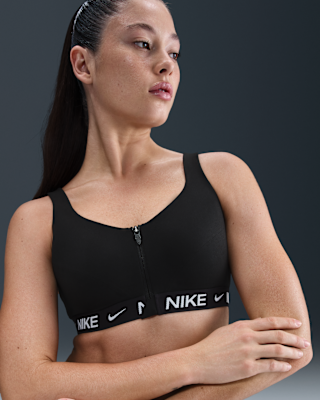 Женские  Nike Indy High Support Padded Front-Zip Sports Bra