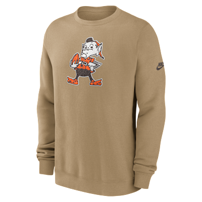 Cleveland Browns Swing Pass Rewind Club Men's Nike NFL Pullover Crew