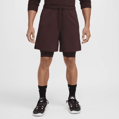 Shorts versátiles Dri-FIT de 18 cm 2 en 1 para hombre Nike Unlimited