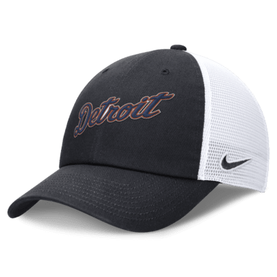 Gorra Nike de la MLB ajustable para hombre Detroit Tigers Evergreen Wordmark Club