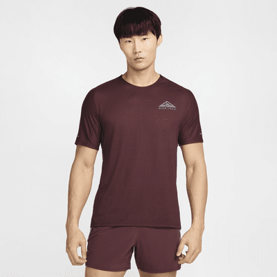 Pánské běžecké tričko Nike Trail Solar Chase Dri-FIT s krátkým rukávem