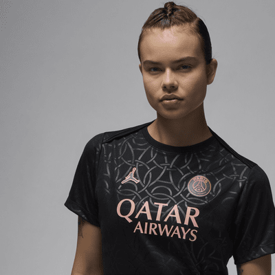 Paris Saint-Germain Academy Pro Third Jordan Dri-FIT-opvarmningstrøje til fodbold til kvinder