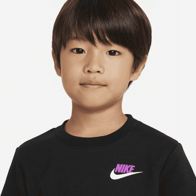 Nike Sportswear Illuminate Fleece Crew Little Kids' Top. Nike JP