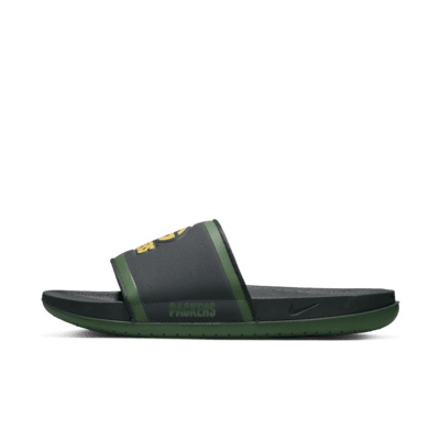 Nike Green Bay Packers Off-Court Wordmark Slide - Men