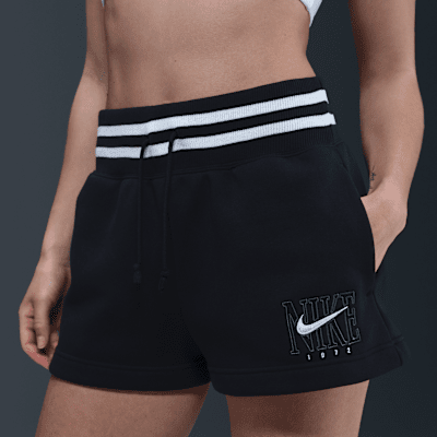 Nike Sportswear Phoenix Fleece Women's High-Waisted Loose Graphic Shorts