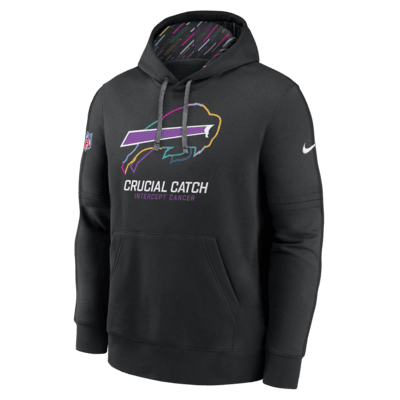 Sudadera con gorro sin cierre Nike de la NFL para hombre Buffalo Bills Crucial Catch Club