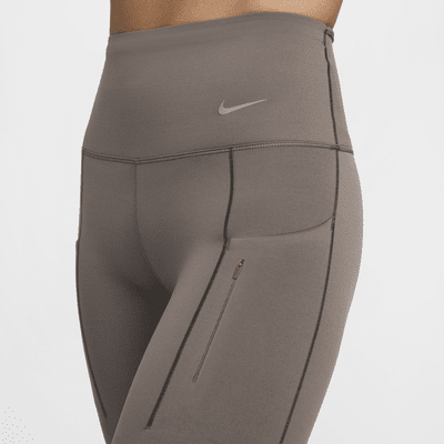 Leggings de tiro alto de 7/8 de sujeción firme con bolsillos para mujer Nike Go