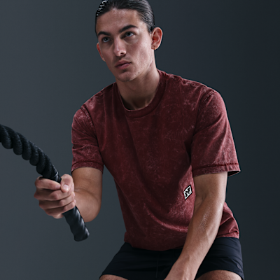 Maglia da training a manica corta Dri-FIT Nike Gym Heritage – Uomo