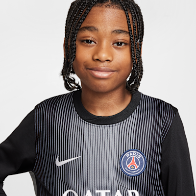 Equipación de portero/a Stadium París Saint-Germain 2025/26 Camiseta de fútbol Replica de manga larga Nike Dri-FIT - Niño/a