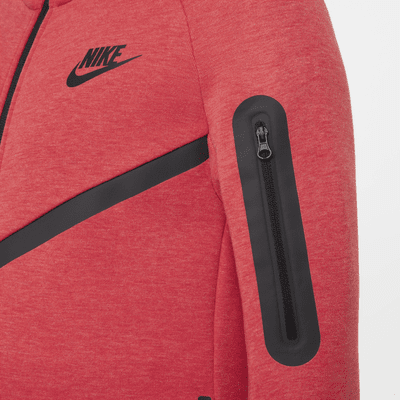 Hoodie com fecho completo Nike Sportswear Tech Fleece Júnior