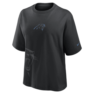 Playera Nike de la NFL para mujer Carolina Panthers Boxy