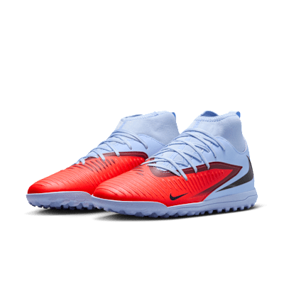Tacos de fútbol para pasto sintético (turf) Nike Phantom 6 High Club