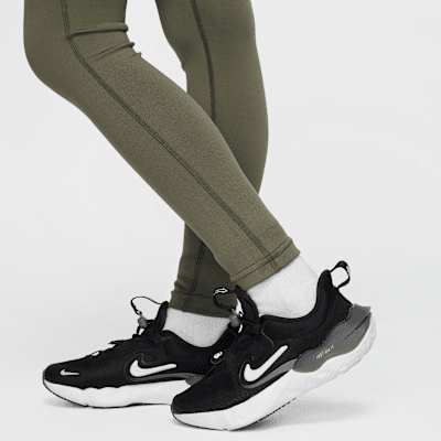 Nike Pro Girls' Dri-FIT Mid-Rise Leggings