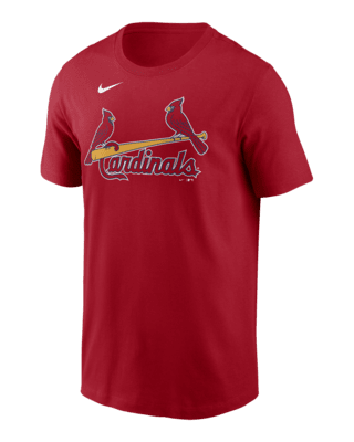 Мужская футболка St. Louis Cardinals Fuse Wordmark Nike MLB