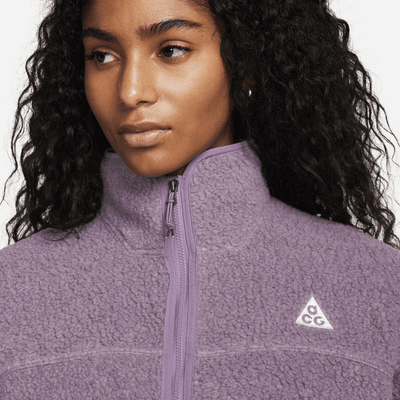 Chamarra de tejido Fleece oversized de cierre completo para mujer Nike ACG "Arctic Wolf" Polartec®