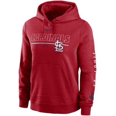 Sudadera con cgorro sin cierre para mujer Nike Club Outline (MLB St. Louis Cardinals)